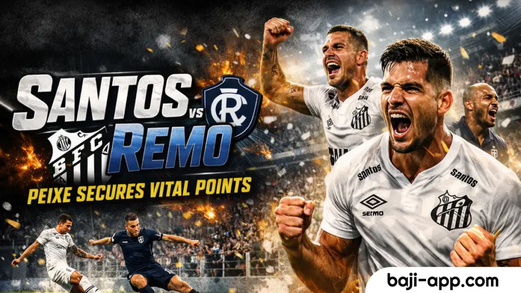 Santos vs. Remo : Peixe Secures Vital Points in Historic Serie A Clash