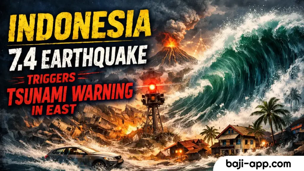 Indonesia Earthquake Tsunami Warning : Major 7.4 Magnitude Tremor Strikes Eastern Region