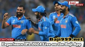 Don't Miss a Beat: Experience IPL 2024 Live on the Baji App