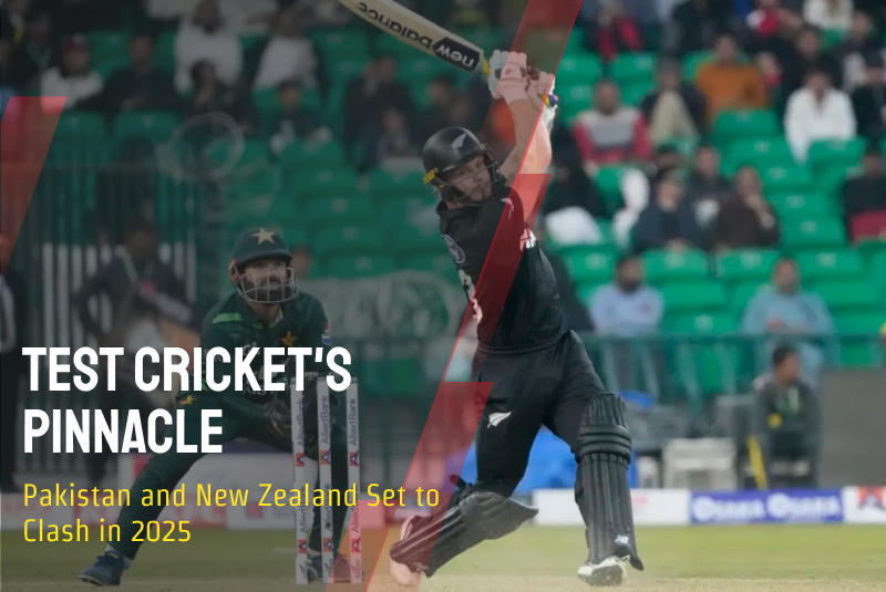 Test Cricket’s Pinnacle: Pakistan and New Zealand Set to Clash in 2025